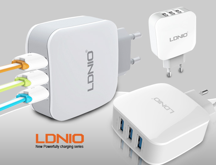 Chargeur LDNIO Adaptateur DL-AC70 Surpuissant Chargeur 3 Ports USB beloccasion maroc