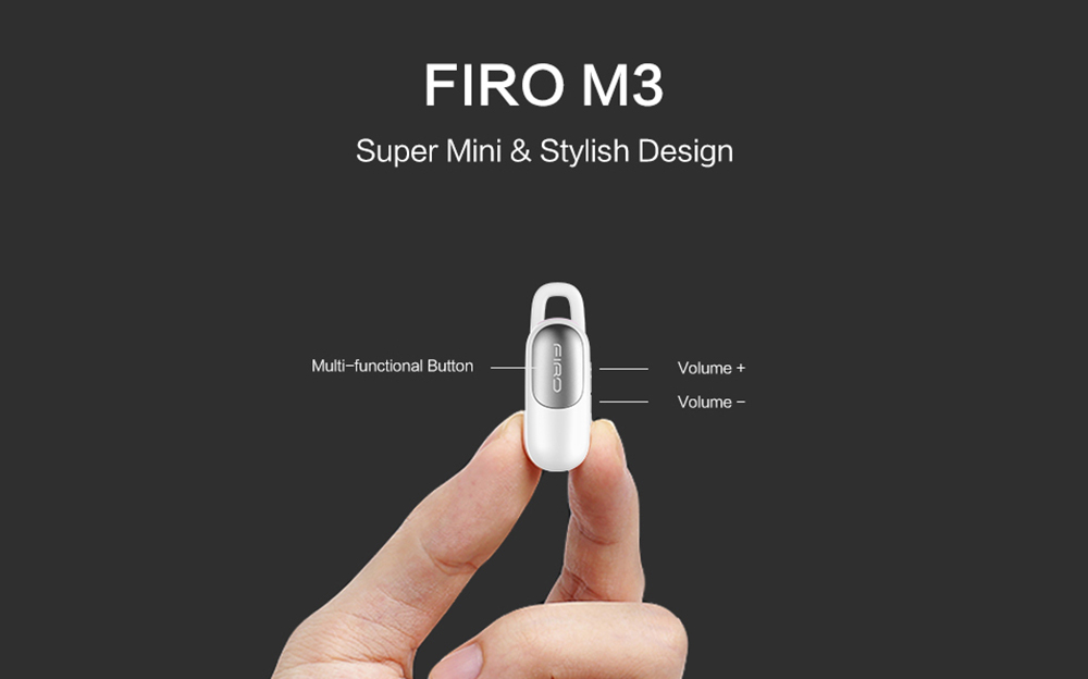 Ecouteurs Mini Firo M3 Bluetooth Mono Personnalisés V4.1
