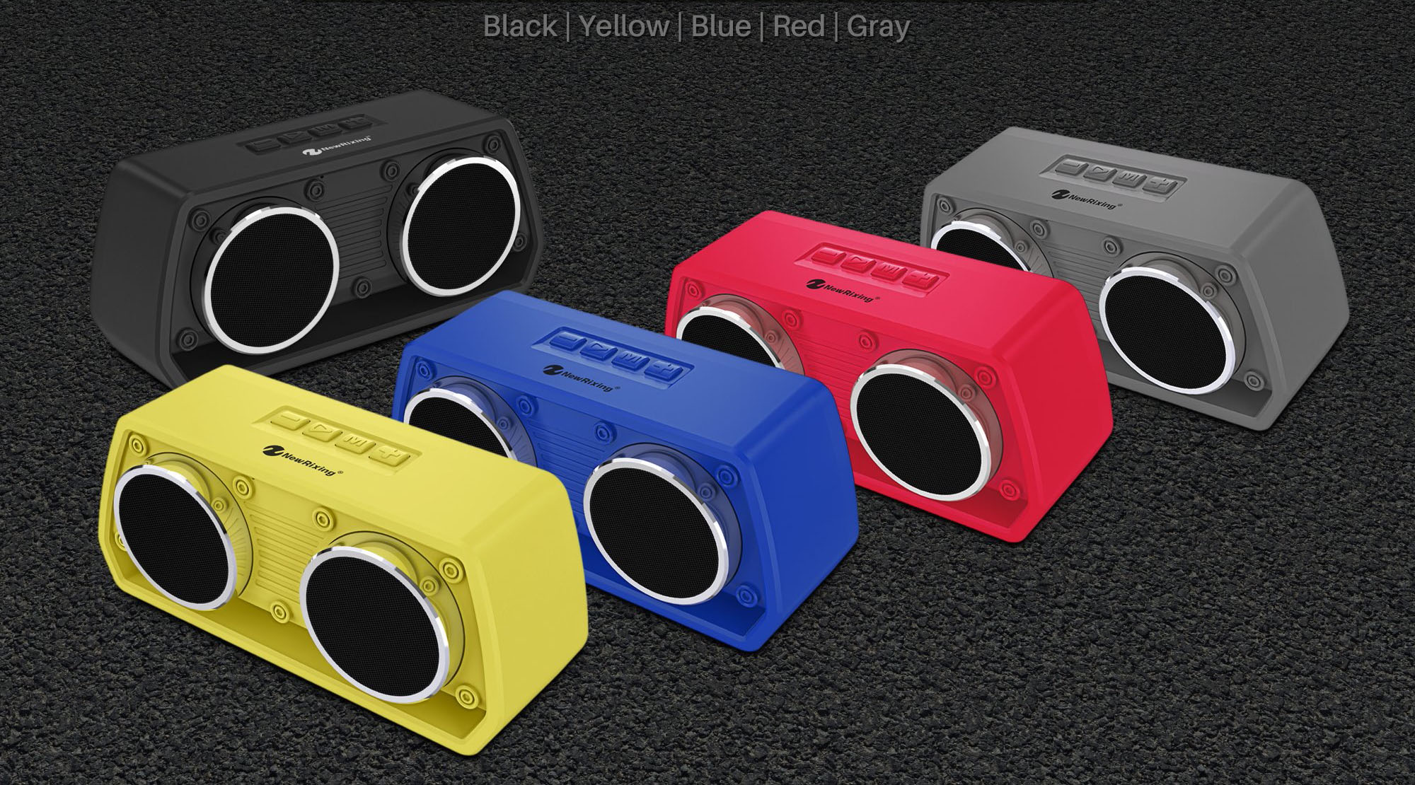 NewRixing NR-2024 Bluetooth Loudspeaker, Wireless Speakers Manufacturer, Sports Mini Speaker Exporters, Comfortable hand feeling, TWS function. beloccasion.com