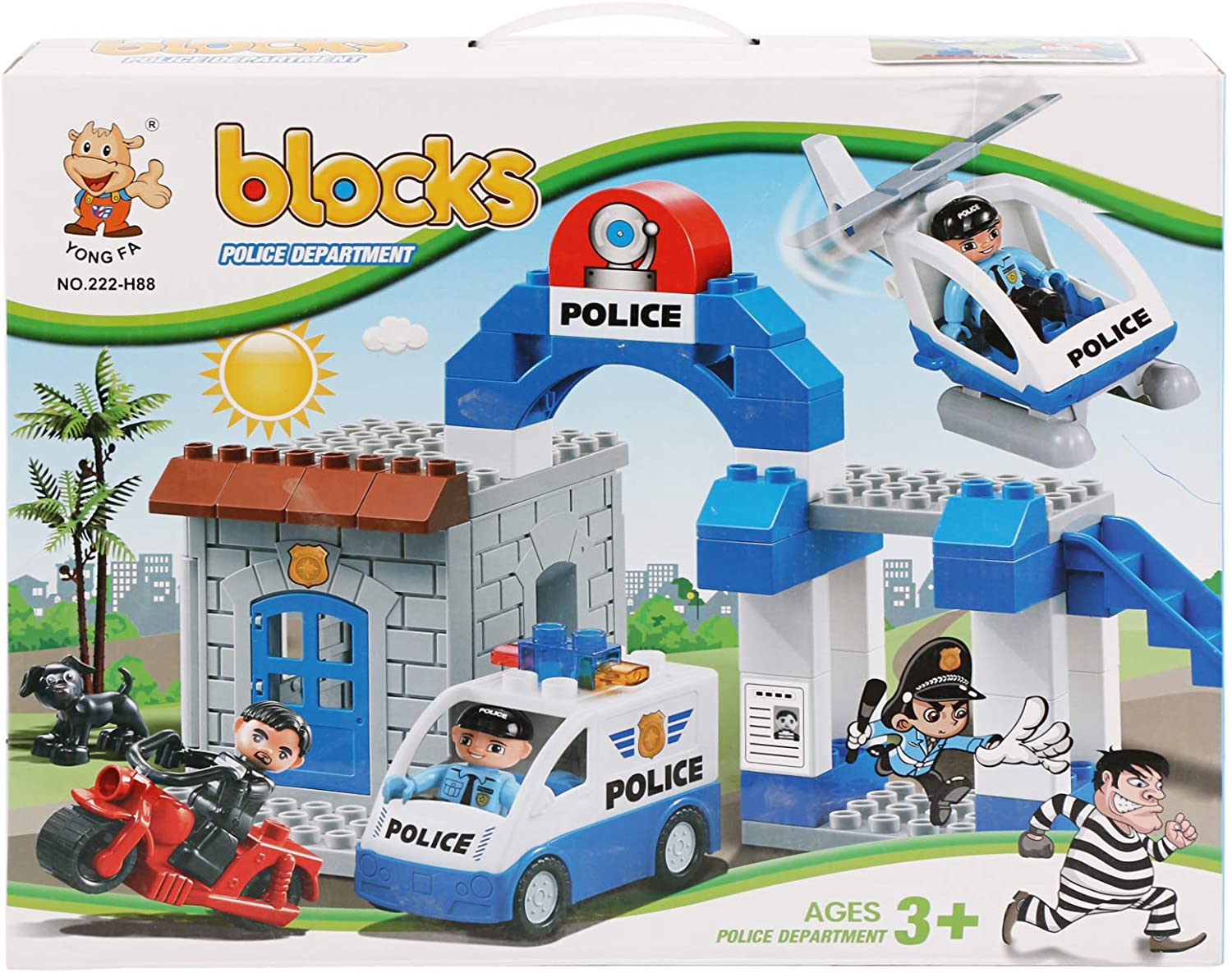 Jeu de construction Lego département de police +3ans