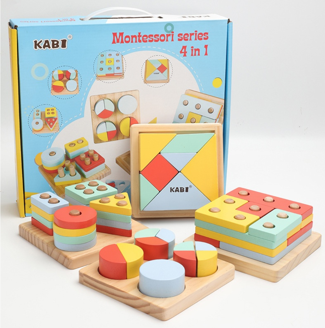 Jouet éducatif Coffret de Géométrie en bois Motricité fine et dextérité  • Discrimination visuelle  • Coordination oeil-main et association logique  • Formes géométriques coffret-educatif-montessori-géométrique-jouet-en-bois-maternelle-casablanca-rabat-safi-marrakech-