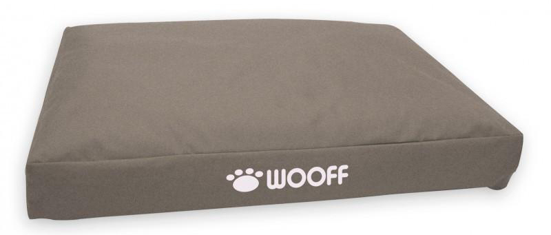 Matelas Wooff Déhoussable Colchon Box Taupe pour chien et chat L 75x55x15cm beloccasion maroc