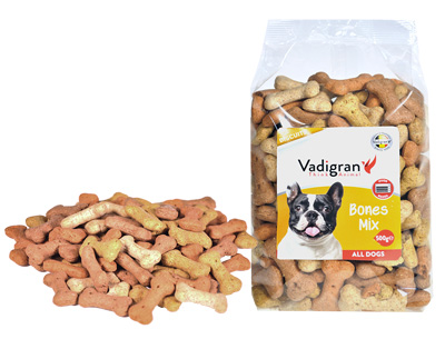 Snack chien biscuits Bones Mix 500g - Vadigran - animalerie au maroc - beloccasion.com