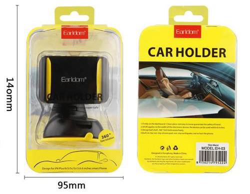 Support EARLDOM Eh-02 pour la voiture Rotation 360