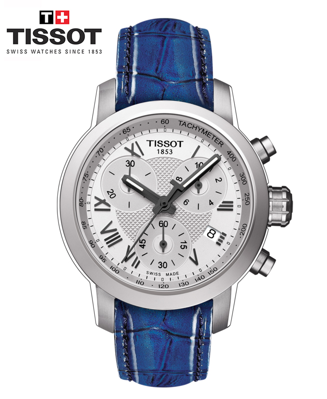 Montre TISSOT PRC 200 FENCING CHRONOGRAPH LADY - BLEU