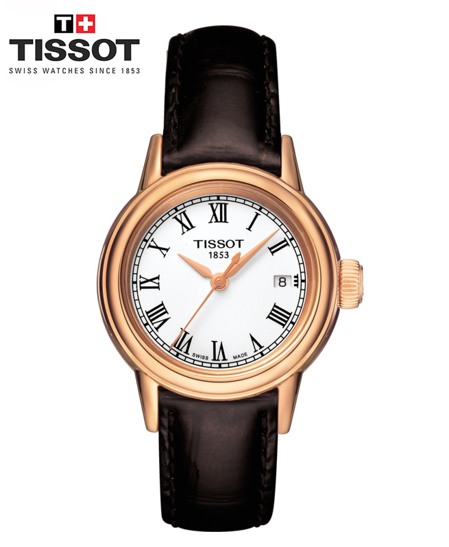 Montre TISSOT CARSON LADY - BRUN