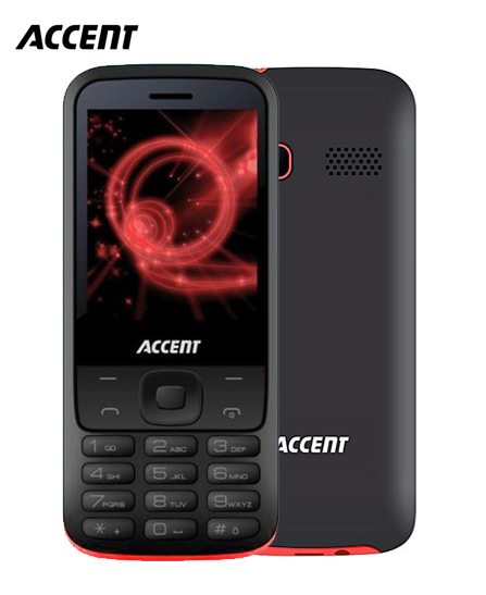 Portable Accent Star F7 - Dual SIM - 32MB - Rouge