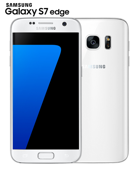 Samsung Galaxy S7 Edge 5.5 - 32 Go - Dual Sim - 4 Go Ram -4G – Blanc