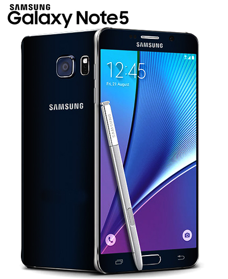 Samsung Galaxy Note 5 - 5.7 - 4G - 32 Go - 4 Go Ram - Android 5.1 – Noir
