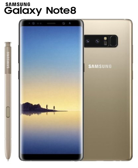 Samsung Galaxy Note 8 - Dual SIM - 6.3 - 64 Go - 6 Go - Android - Gold