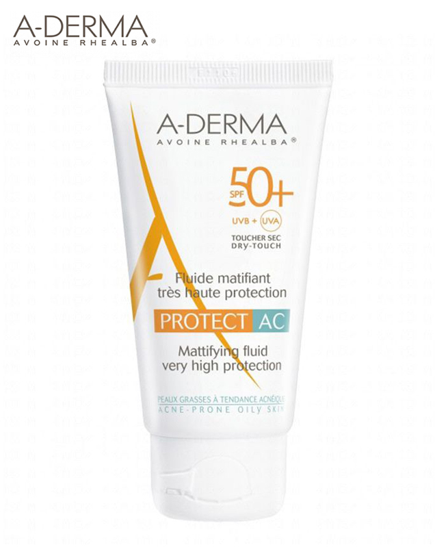 A-Derma Protect AC Fluide Matifiant SPF50+ (40ml)