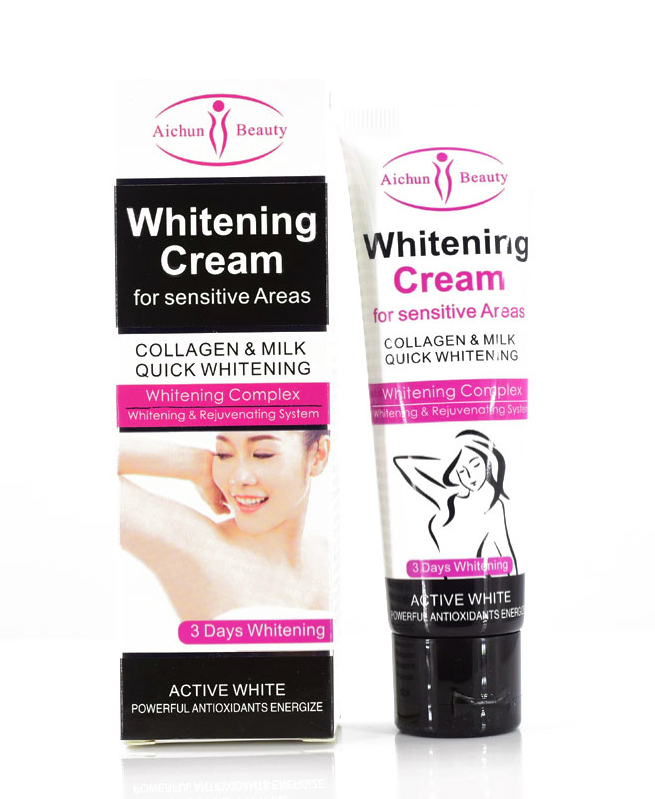 Crème de blanchiment de la peau - Whitening Cream Pour Parties Intimes Aisselles Coudes et Genoux 50g