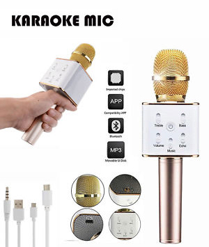 Microphone Bluetooth Sans Fil Haut Parleur à Karaoké