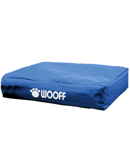 Matelas Wooff Déhoussable Bleu pour chien et chat 75x55x15cm