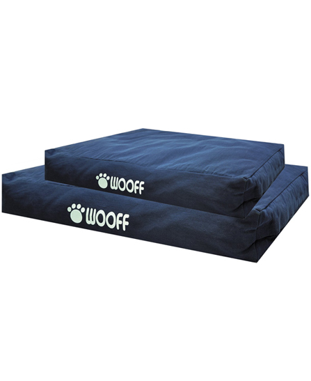 Matelas Wooff Déhoussable Navy pour chien et chat 100x70x15cm