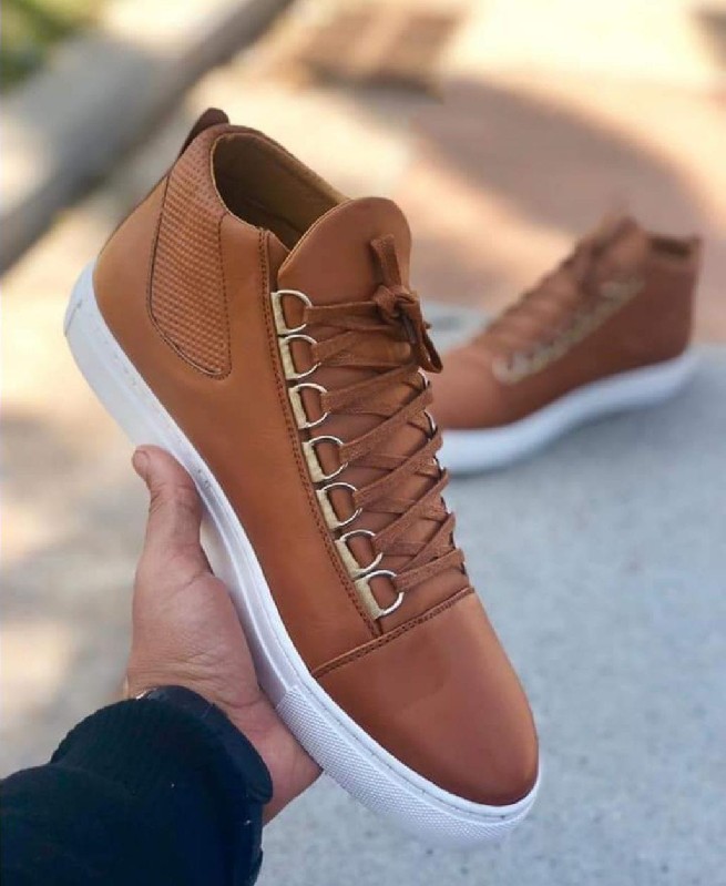 Chaussures Montantes Marron homme - Fashion hiver 2019