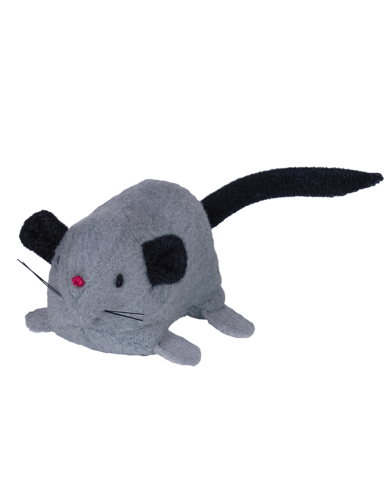 Jouet Souris en Peluche pour Chat Gris - Nobby