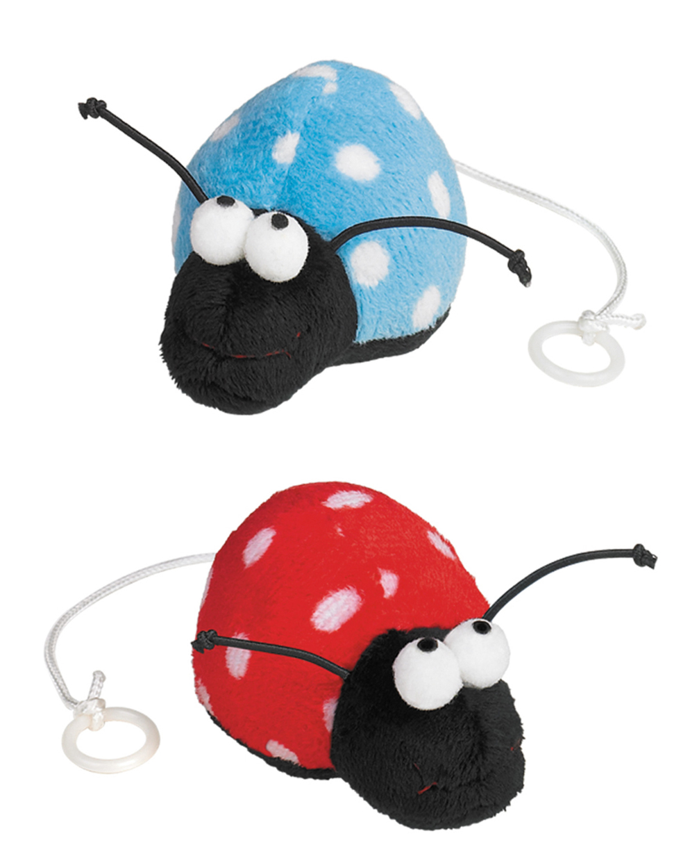 Jouet Chat Peluche Coccinelle Avec Catnip 8cm - Nobby