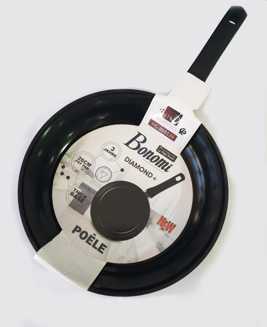 Poêle Diamond plus Anti-Adhésive 26cm Fry Pan - Bonomi