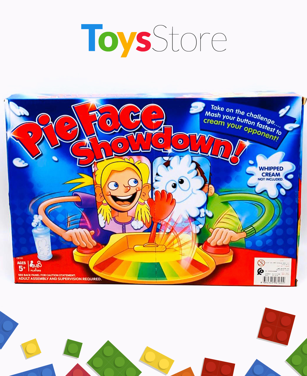 Jeu de famille Pie Face Showdown Jeu Multicolore - pour garçon et filles