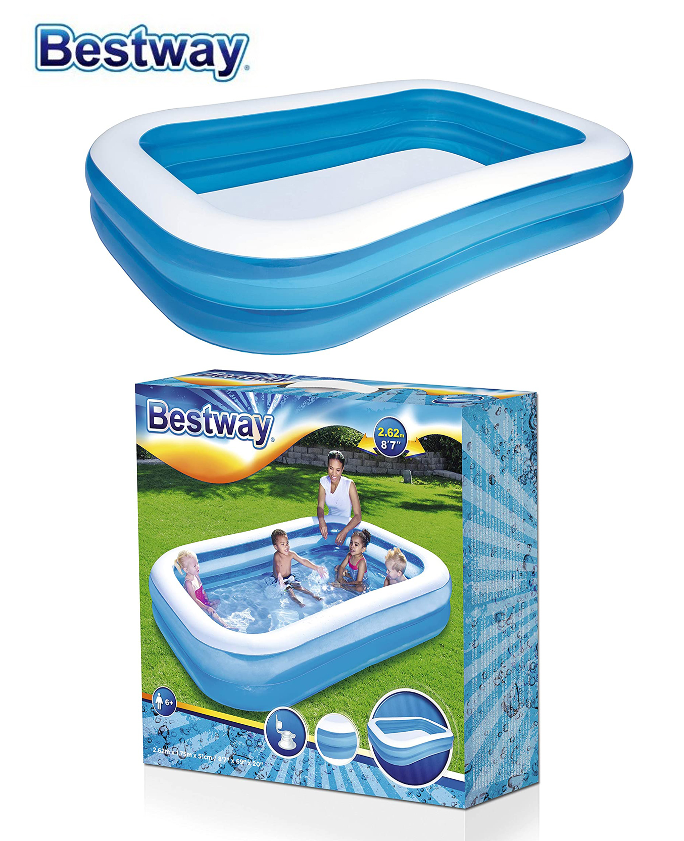 Piscine Gonflable Bebe Bestway 91018 Mmch 70 X 30 Cm