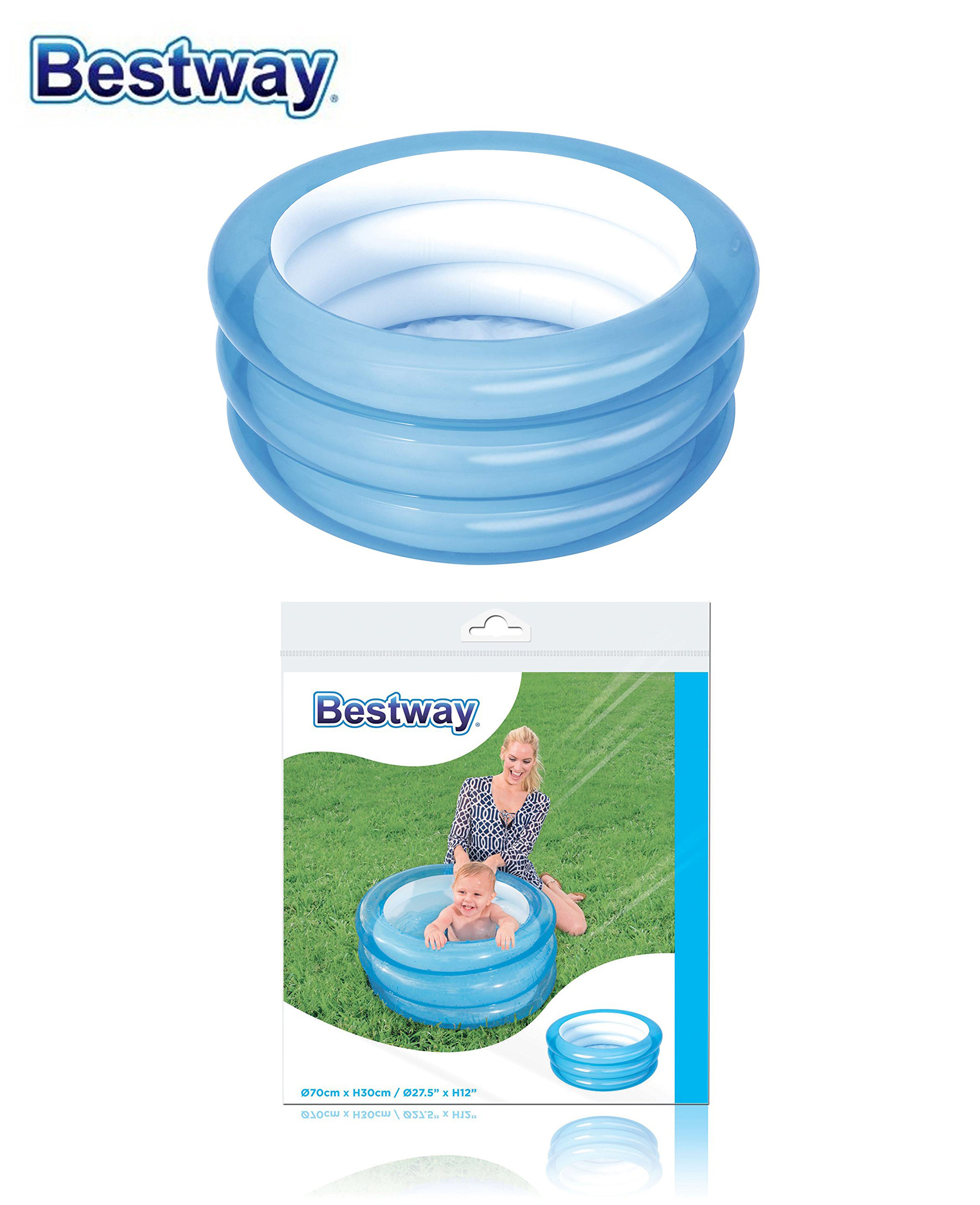 Piscine gonflable 3 boudins Kiddie Pool 70cm x H30cm - Bestway