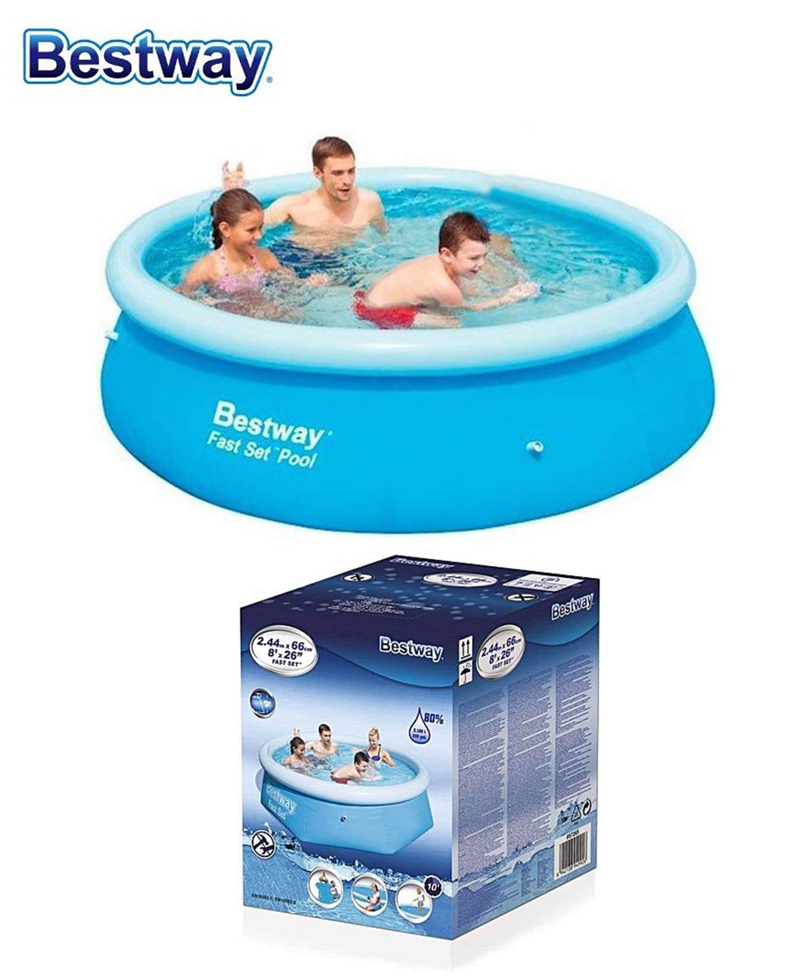 Piscine autoportée Fast Set 2.44 x 0.66 m - Bestway