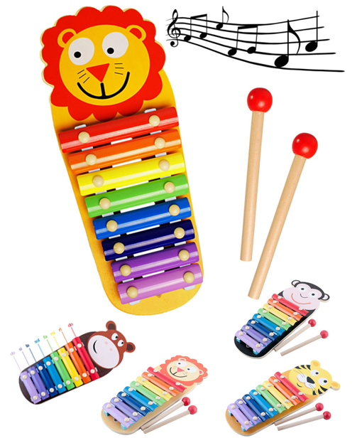 Jouet de rythme Xylophone en Bois - Montessori