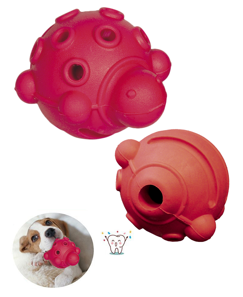 Jouet Chien à Macher Rubber ball (Tortue) 7,5 cm - Nobby