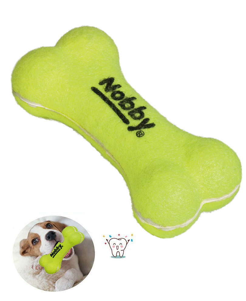 Jouet Chien Squeaker Bone 15 cm - Nobby