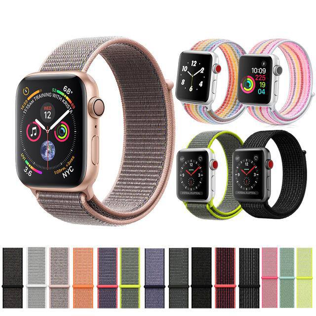 Bracelet en Nylon pour apple watch 