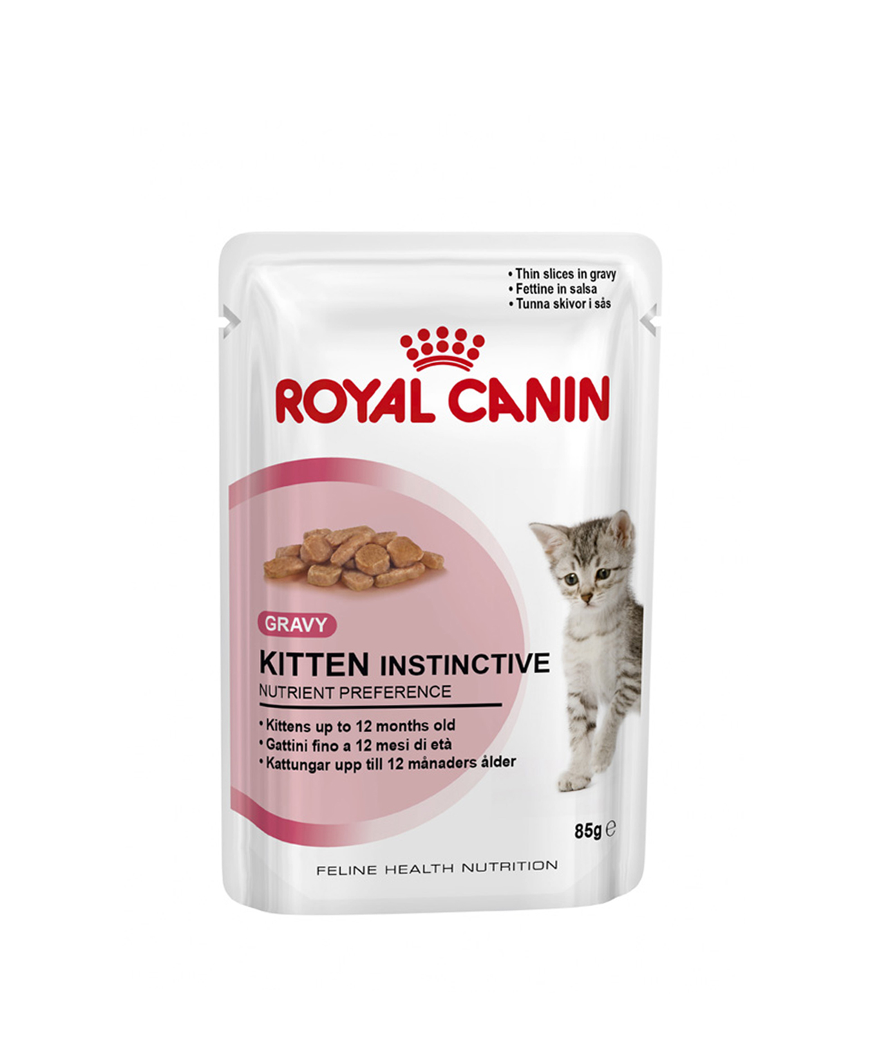 Bouchées en Sauce Royal Canin Kitten Instinctive 12x85g pour chatons