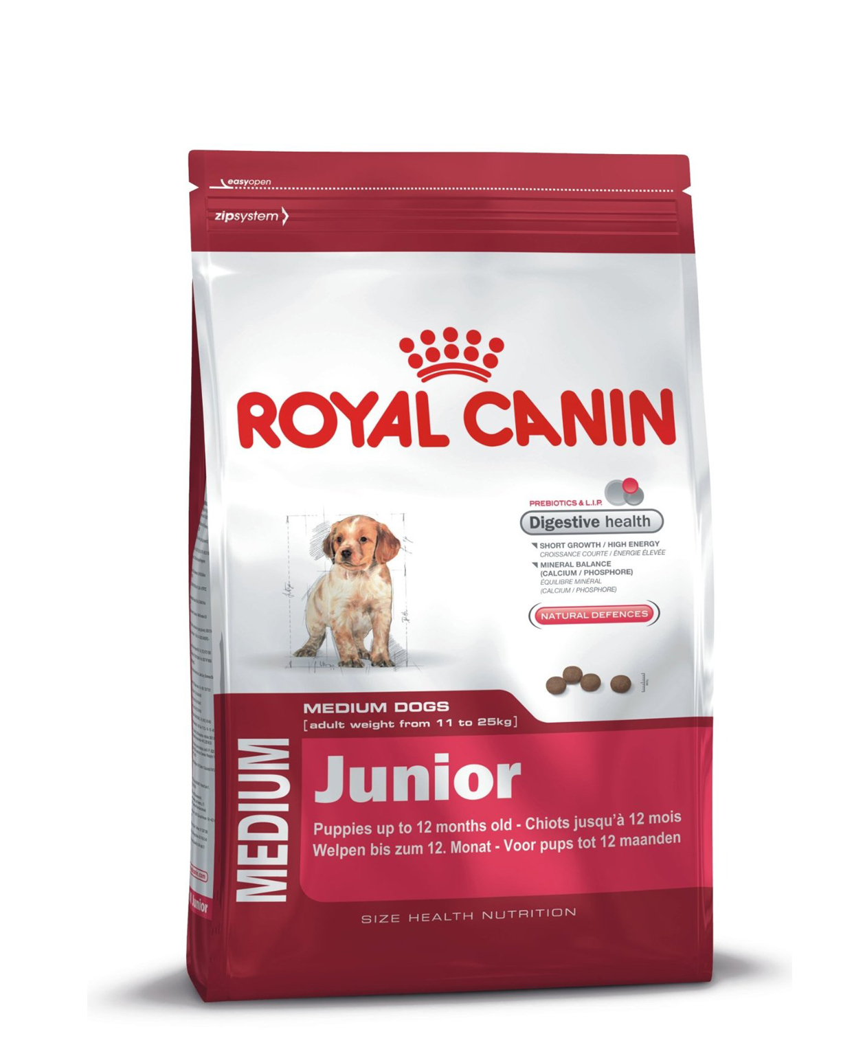 Croquettes Royal Canin Medium Junior 15Kg