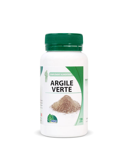 Mgd nature Argil Verte - 120 gélules