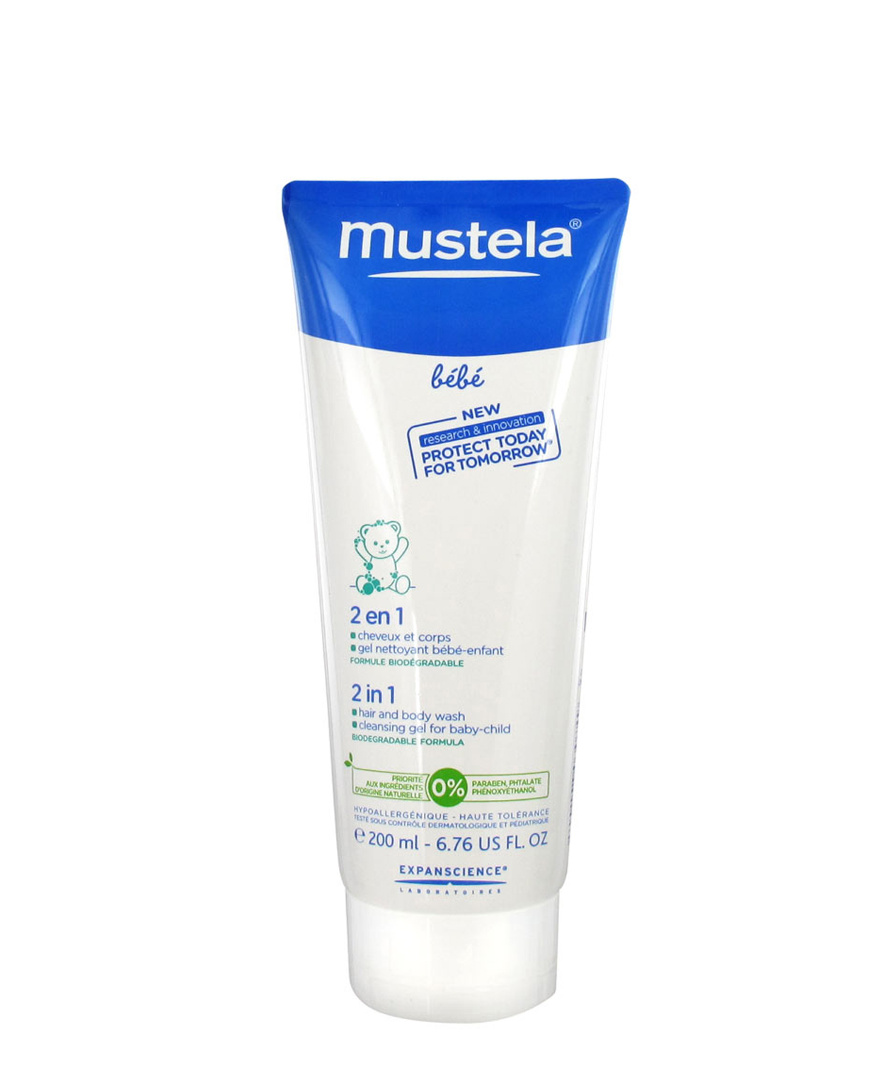 Mustela bébé 2 en 1 Cheveux et Corps 150 ml