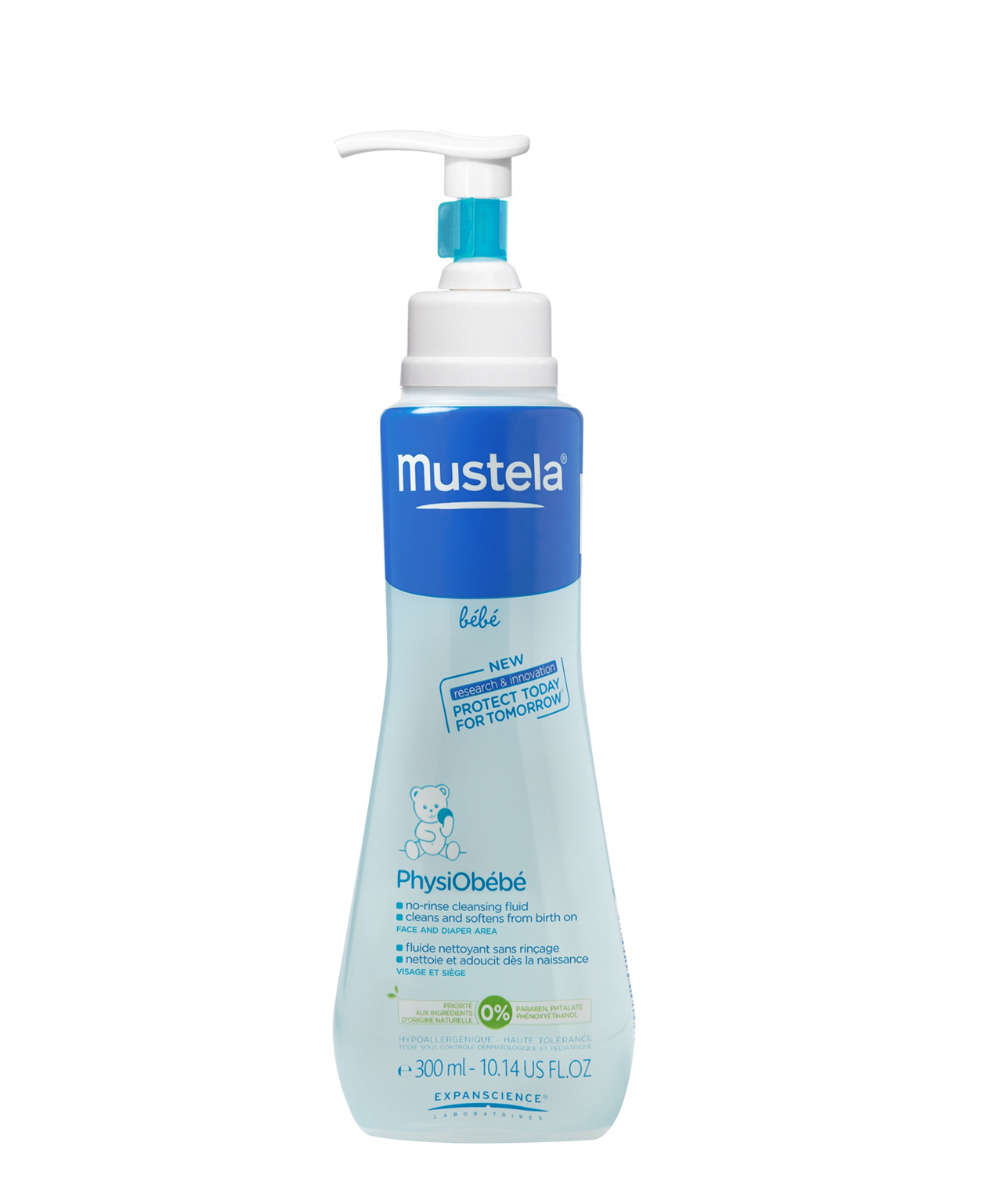 Mustela bébé PhysiObébé Eau nettoyante sans rinçage 300 ml