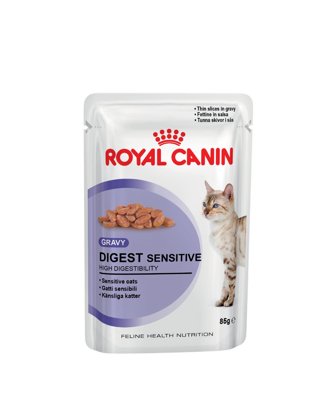 Bouchées en Sauce Royal Canin Digest Sensitive 12x85g pour chats