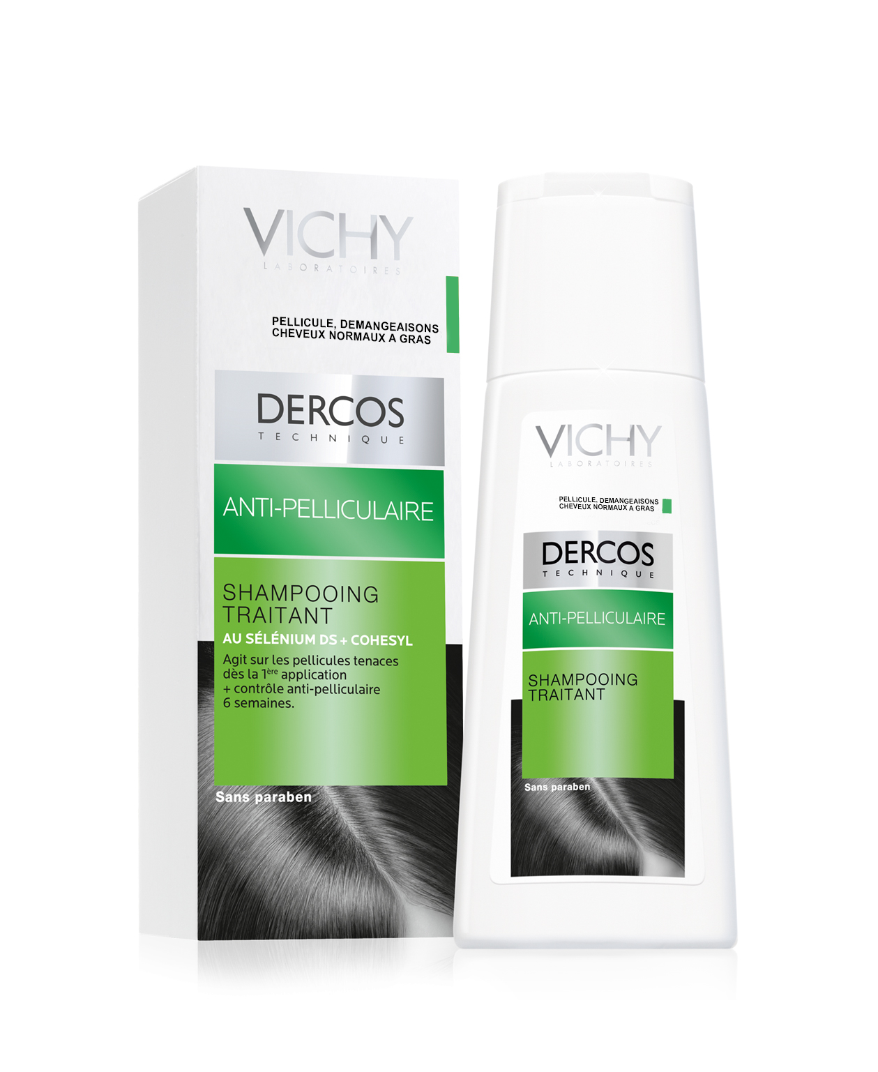 Dercos anti-pelliculaire : Cheveux gras 200 ml