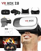  Lunettes 2.0 virtual reality 3D bonne qualité - VR BOX 2