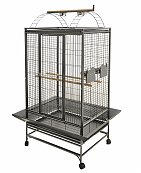 Cage pour Perroquet Evita 2 Gris Martelé de Vadigran