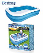 Piscine gonflable rectangulaire 262 x 175 x 51 cm pour la famille - Bestway