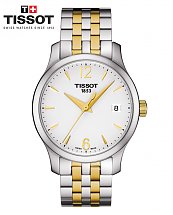 Montre TISSOT TRADITION LADY or jaune