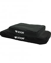 Matelas Wooff Déhoussable Noir pour chien et chat 110x70x15cm