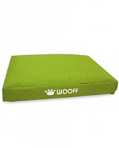 Matelas Wooff Déhoussable Vert pour chien et chat 75x55x15cm