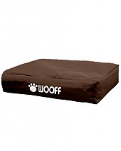 Matelas Wooff Déhoussable Café pour chien et chat 75x55x15cm