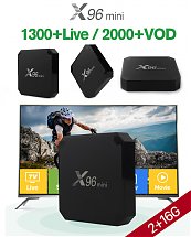 X96 Mini - 16gb - 2 gb ram - Android 7.1 - Noir - Smart Tv Box