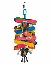 Jouet oiseau et perroquet frisko multicolore 25cm - Vadigrand