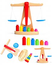 Jouet Educatif Balance en Bois - Montessori