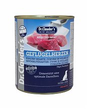 Selected Meat Coeurs De Volaille 800g Viande pure pour Chien - Dr Clauder's