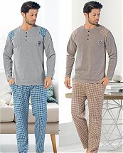 Pyjama d'hiver Carreau en coton pour homme - Devino Club